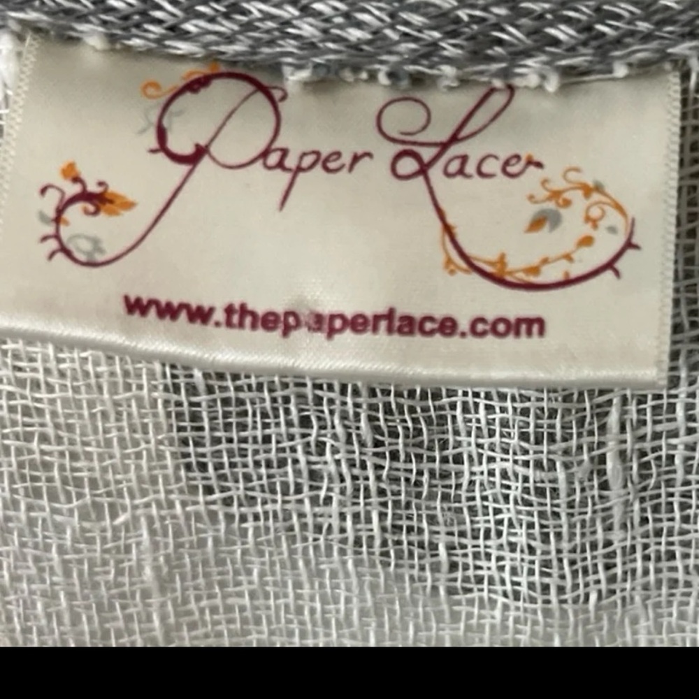 Paper Lace Linen Top/Duster/Dress/Cardigan Sz Small - Picture 4 of 15
